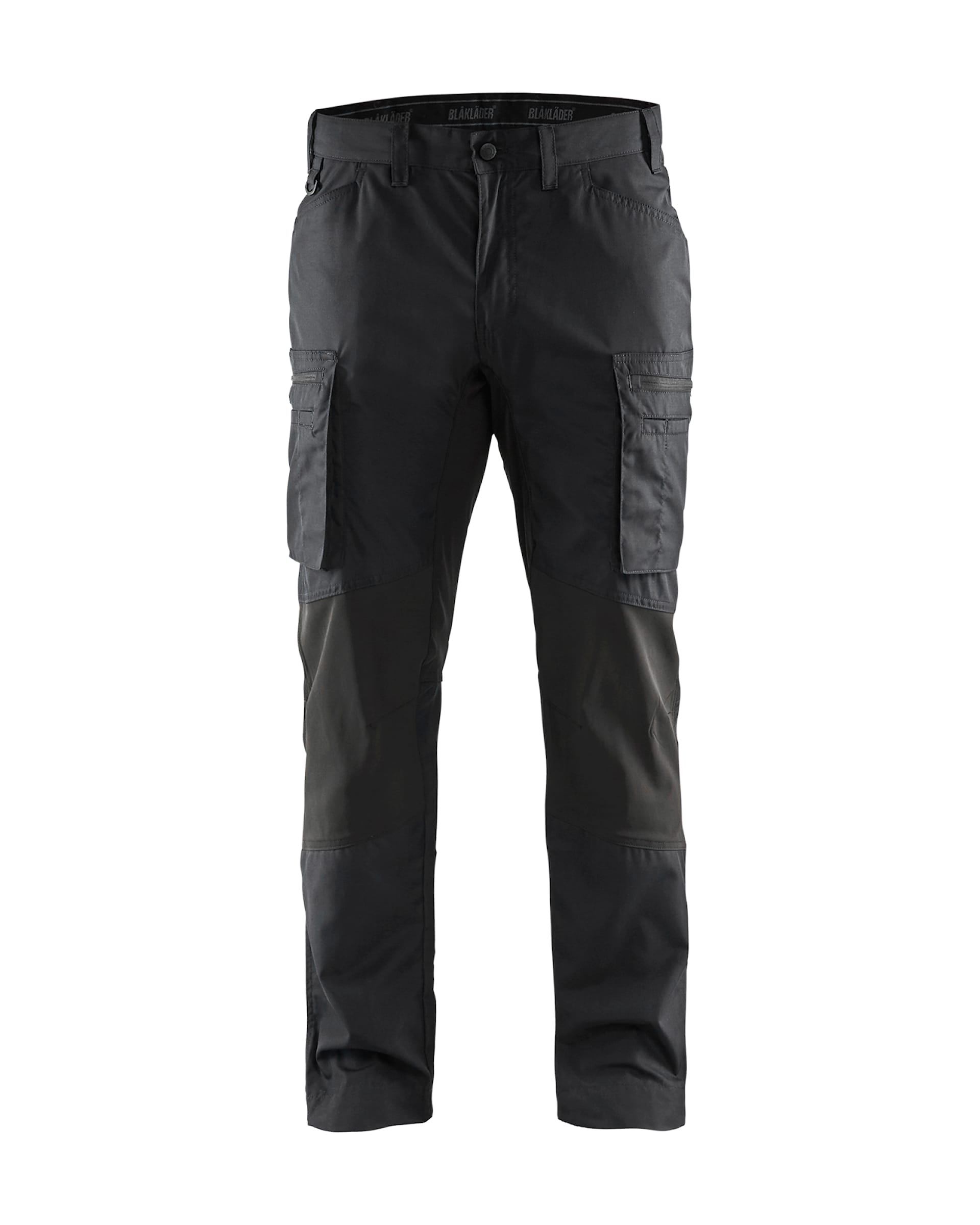 Pantalon maintenance polycoton stretch noir