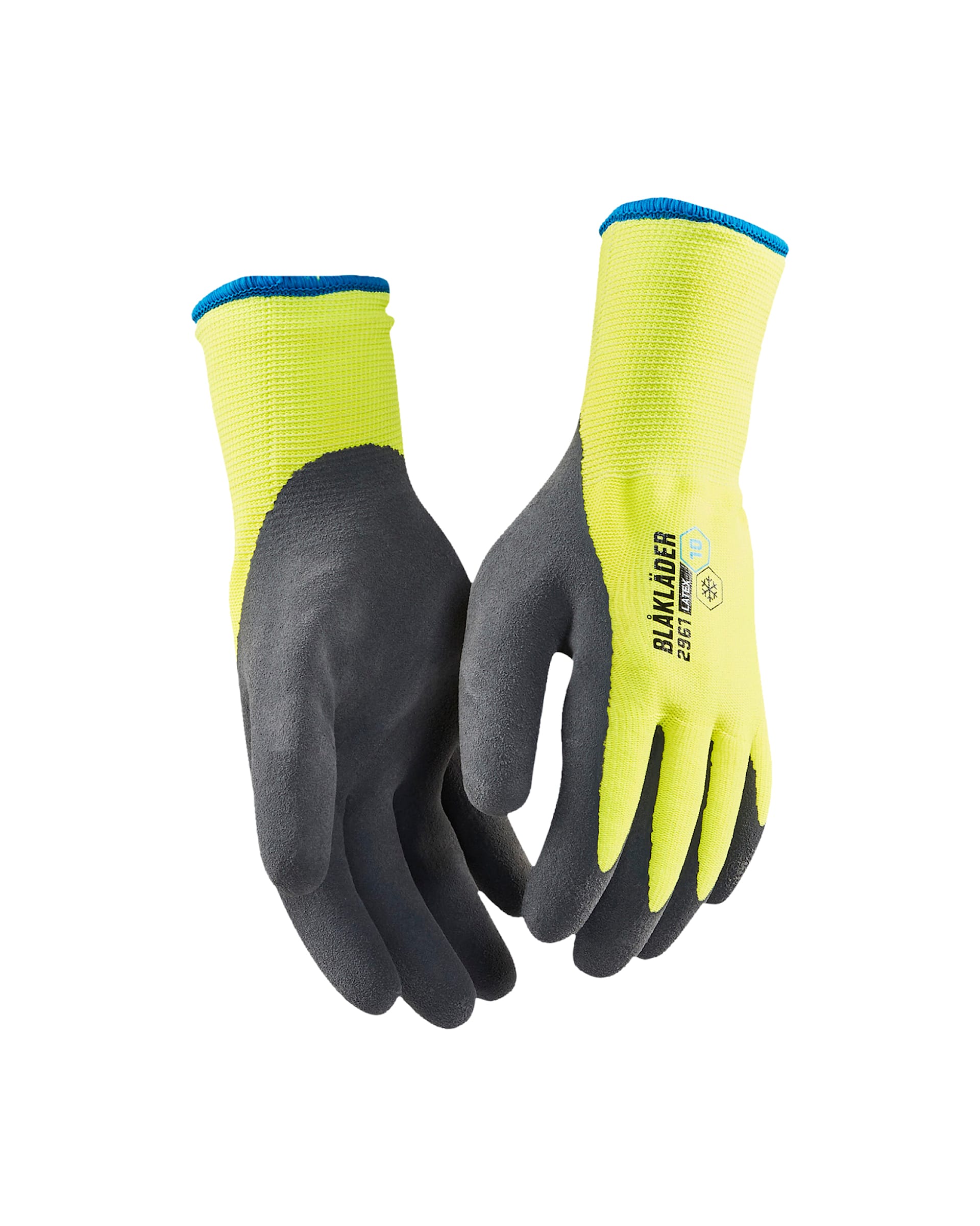 Gants de travail doublés imperméables enduits de latex