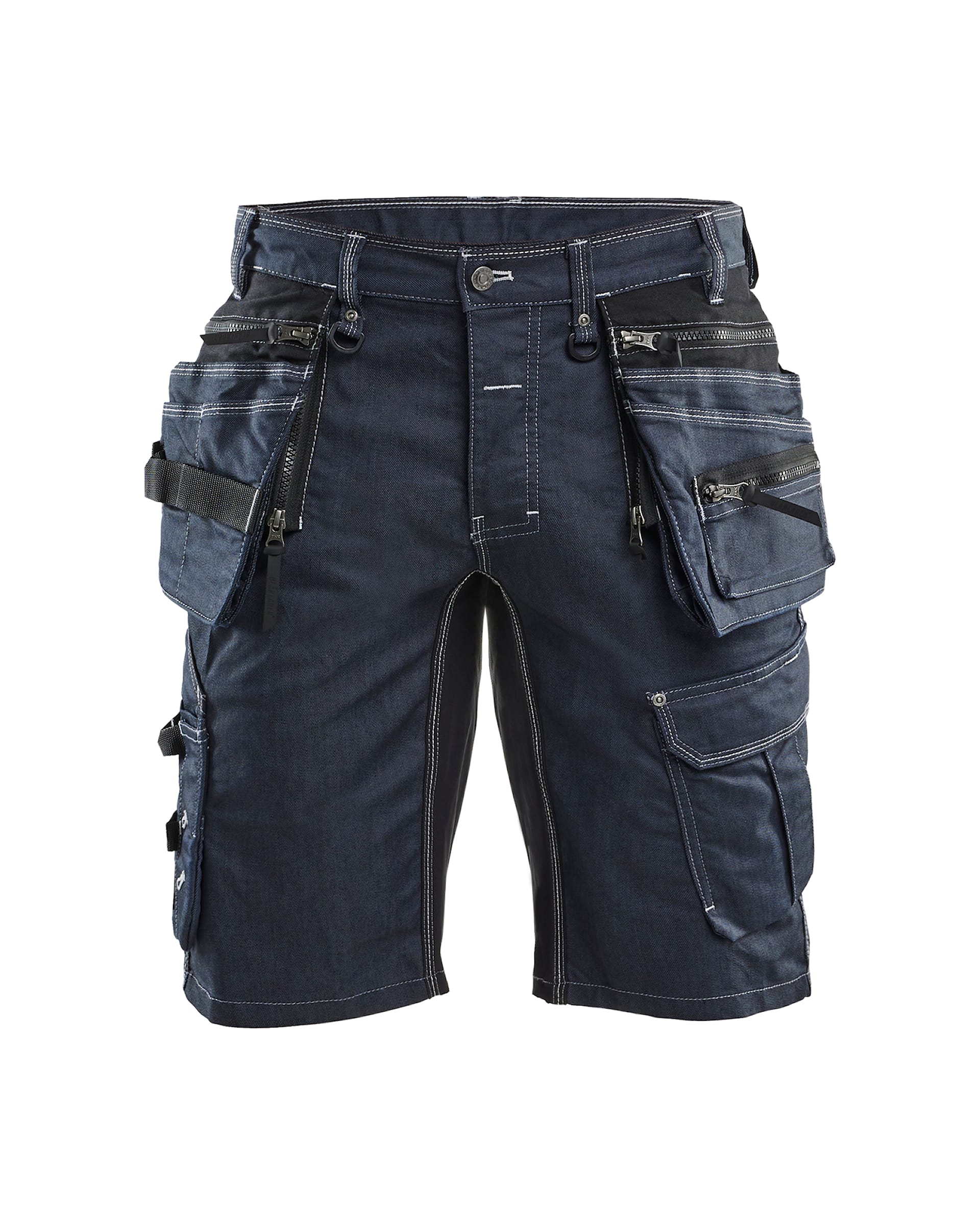 Short X1900 Denim stretch bleu/noir