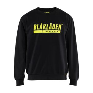 Sweatshirt noir/jaune